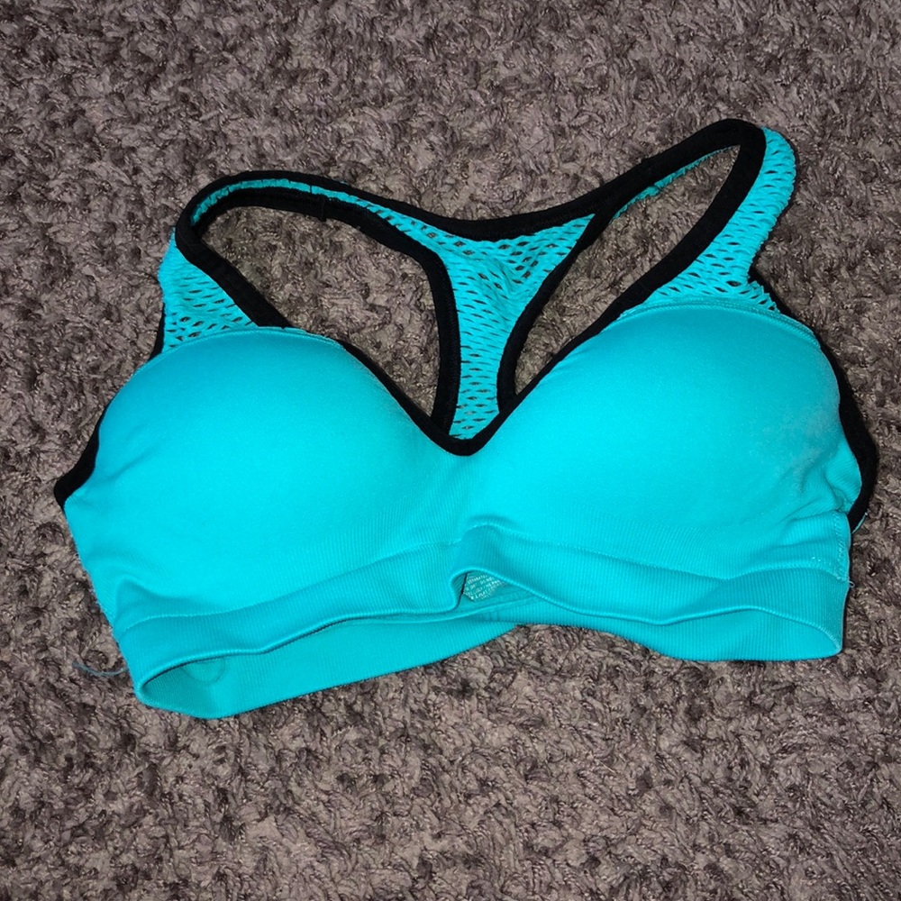 Pink Push-up Sports Bra